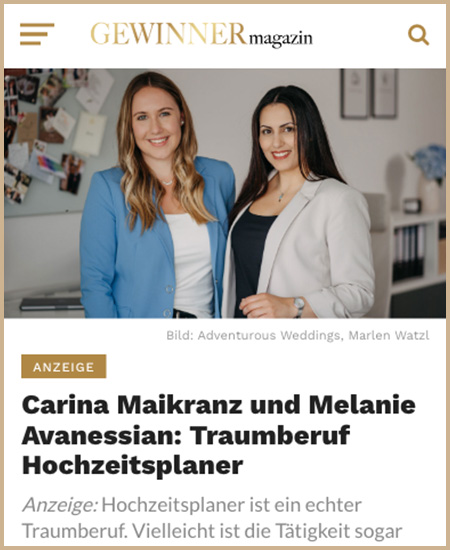Maikranz & Avanessian Artikel GEWINNERMagazin